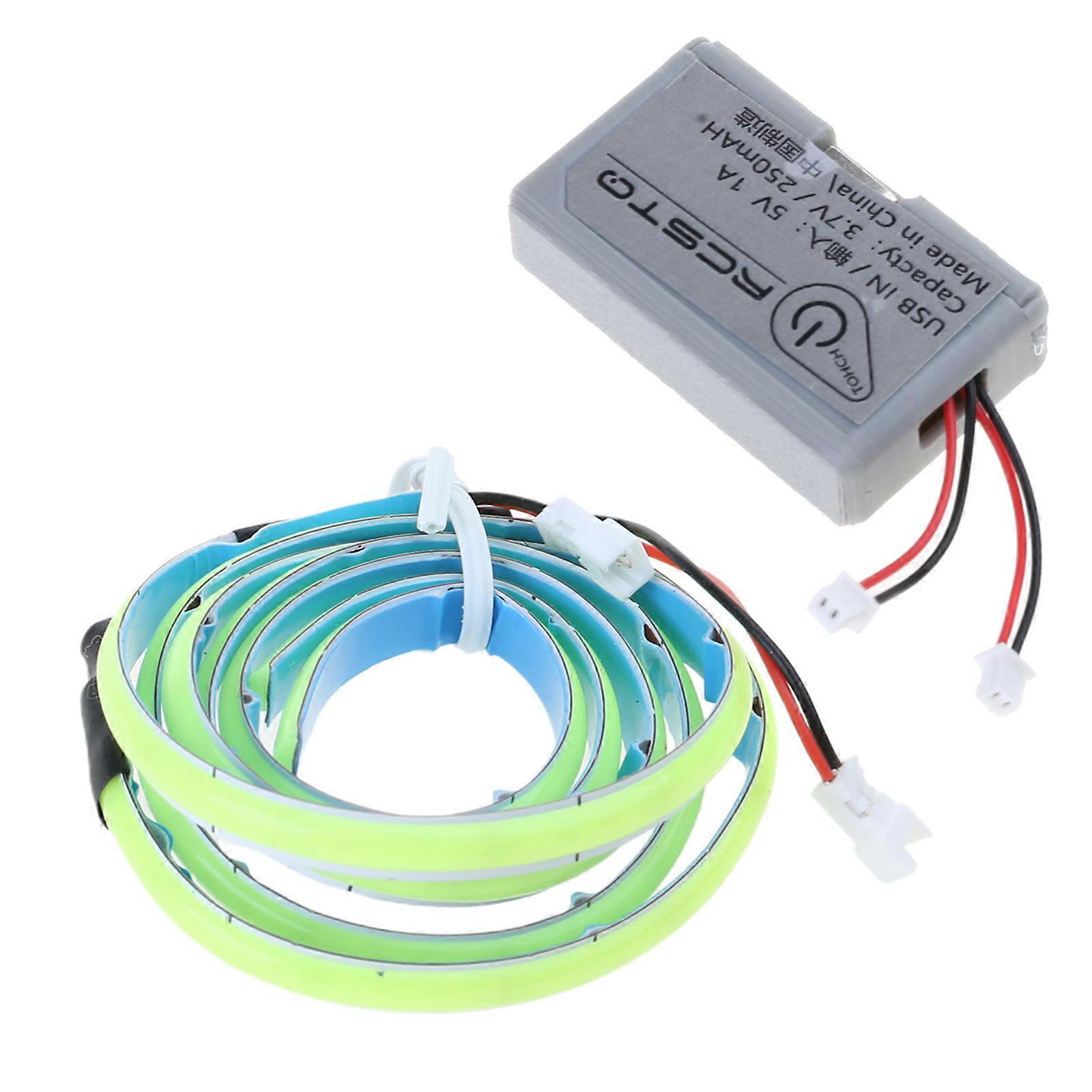 Night Flight Warning Light Strips Easy Installation LED Light Belt Adjust Brightness for Avata 2 Night Flying Multicolor