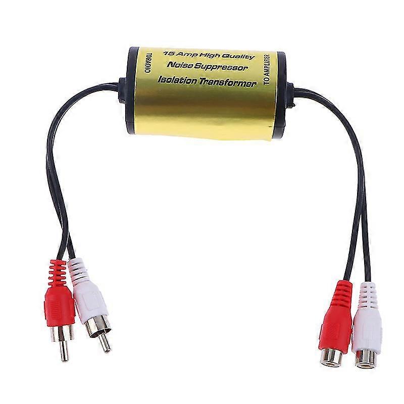RCA Audio Noise Filter Suppressor Ground Loop Isolator For Car And Home StereoOne Size szrh21