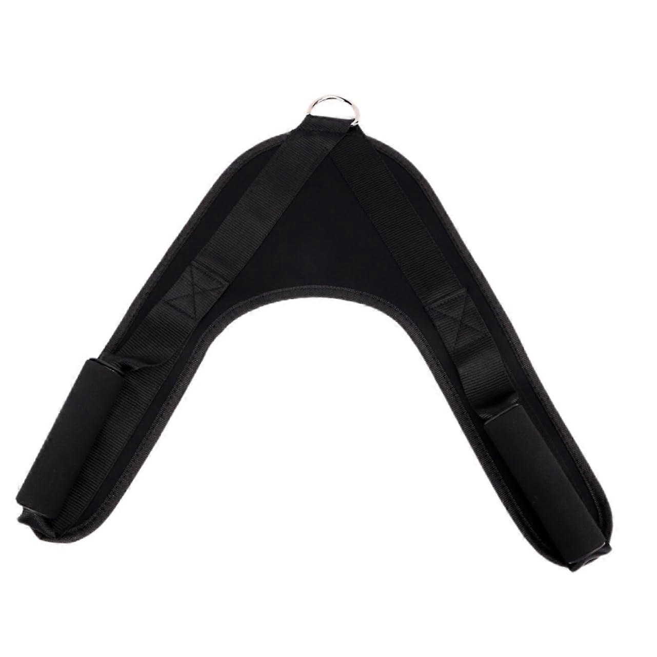 Ab Crunch Strap with Neck Support for Cable Machine, Core Strength Trainer, Durable SlipResistant Design