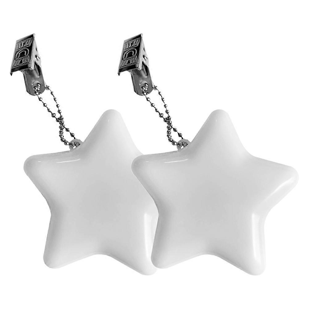 Automatic Star Shape Touch Sensor Light 2Pcs for Mini Handbag Decor