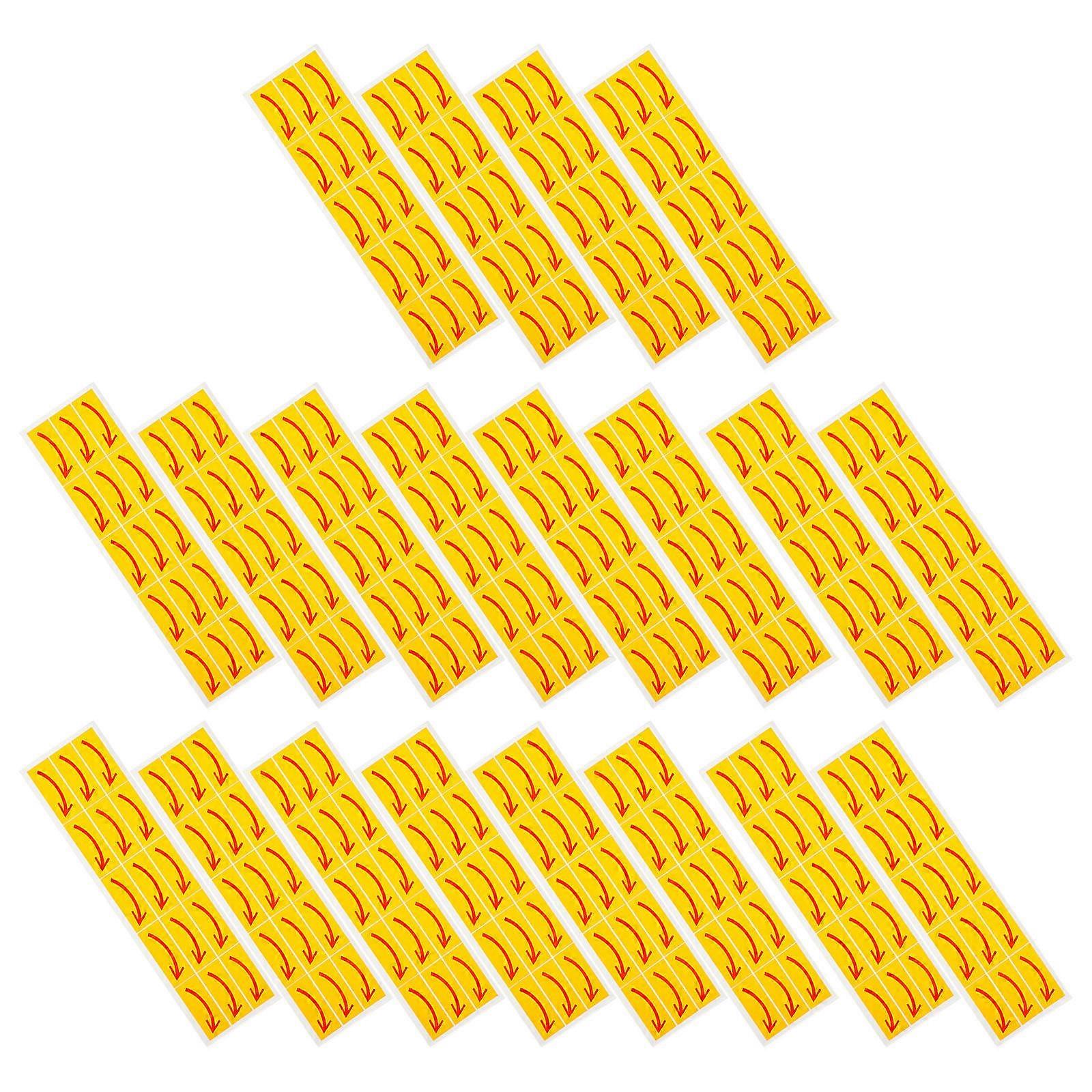 Arrow Decal Signs Adhesive Arrow Stickers for Direction 40Pcs