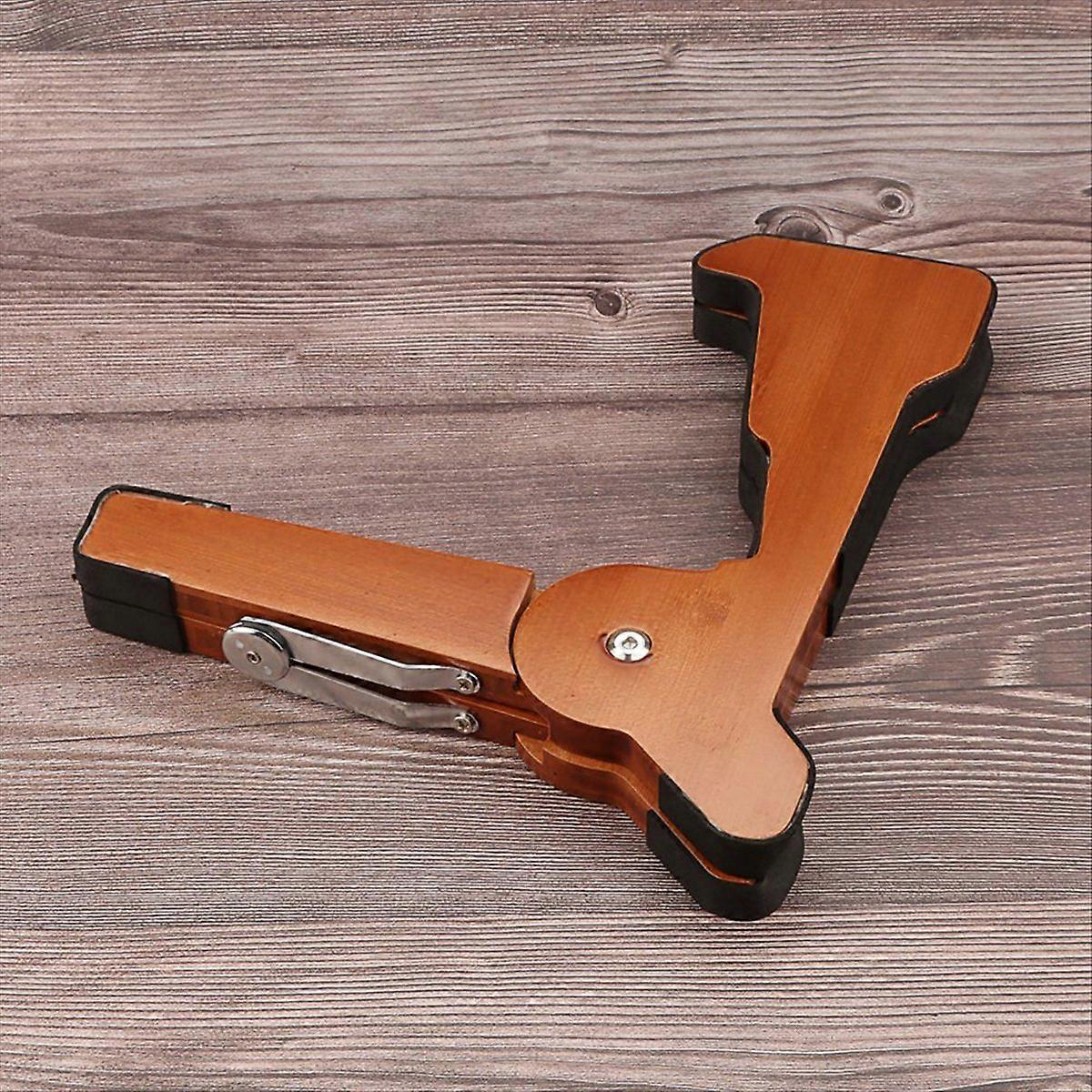 Hopfällbart trägitarrstativ för gitarr, ukulele och bas