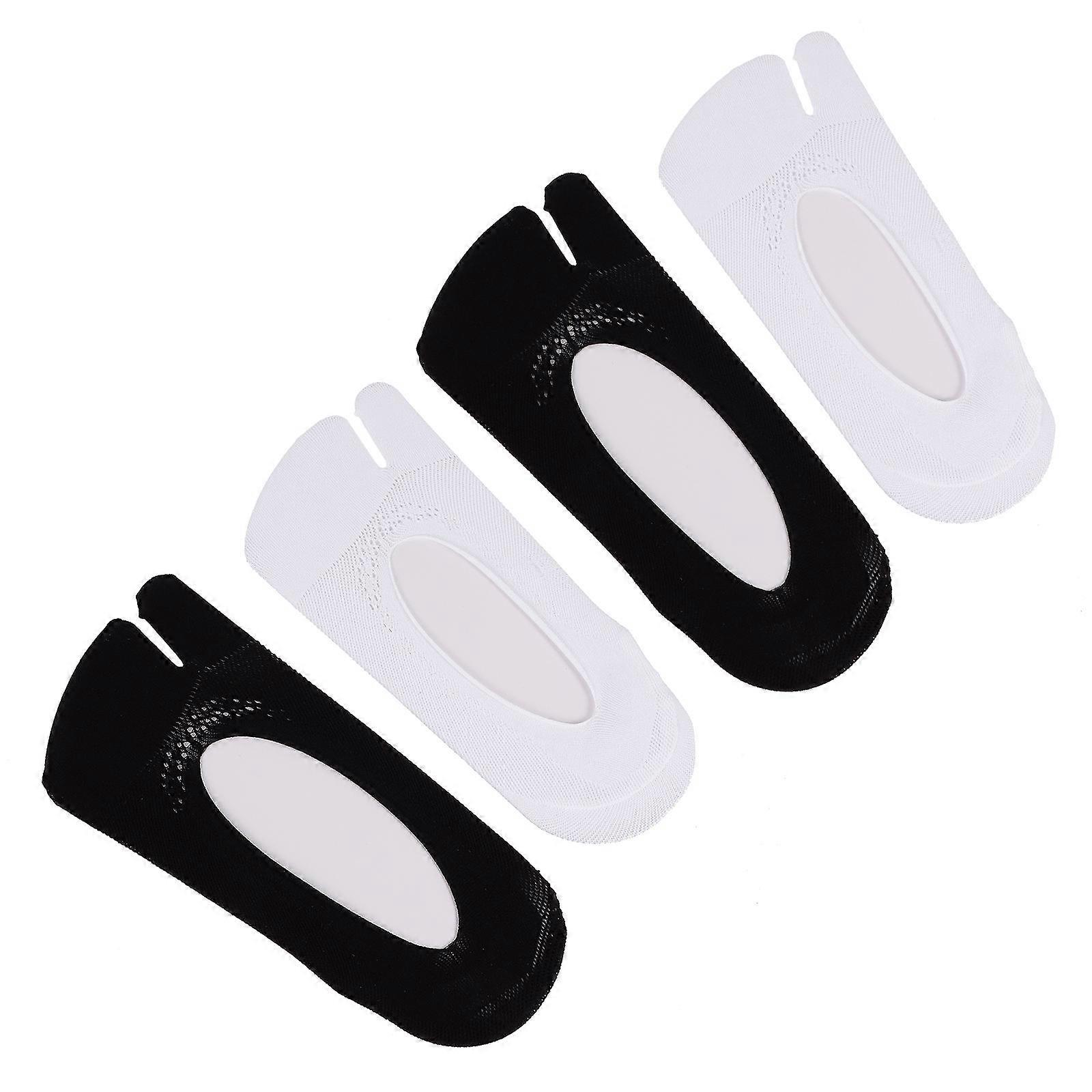 2 Pairs Short Toe Split Sock Practical Split Toe Sock Stylish Split Toe Sock