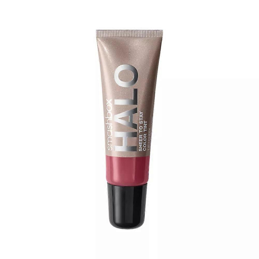 Smashbox Halo Primer-infused Color Tint Blush, Lip & Cheek Cream, Matte Finish, 0.34 Fl Oz - Pomegranate