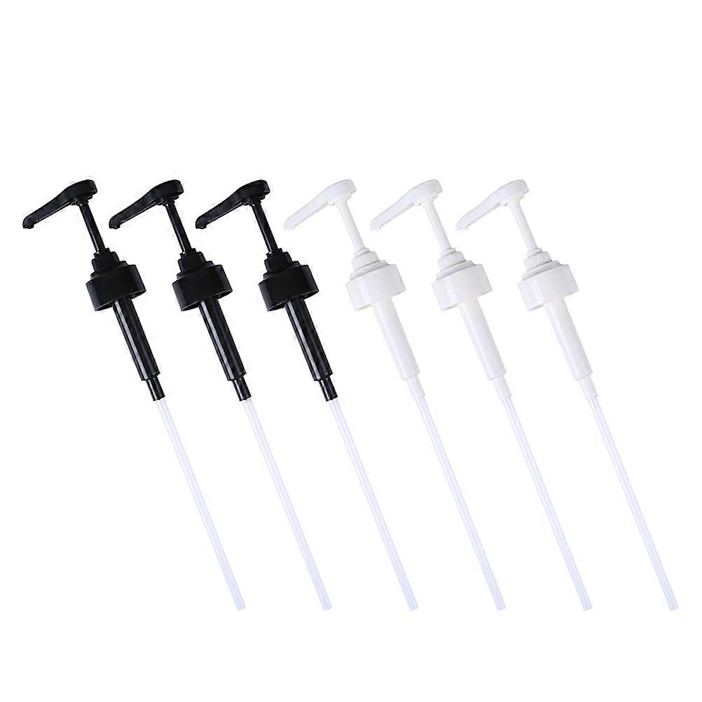 Kitchen Sauce Bottle Pump for Pressing Function Replacement 6Pcs