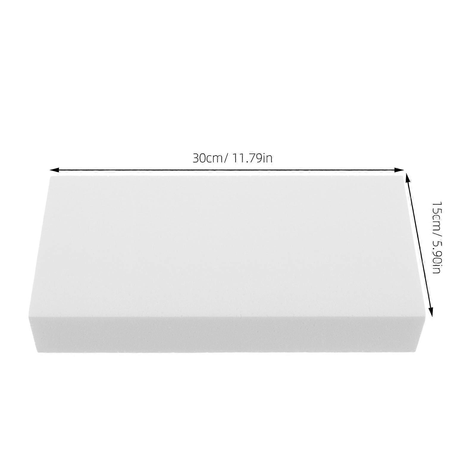 High Density Foam Blocks for Craft Use 6Pcs White Foam Rectangles