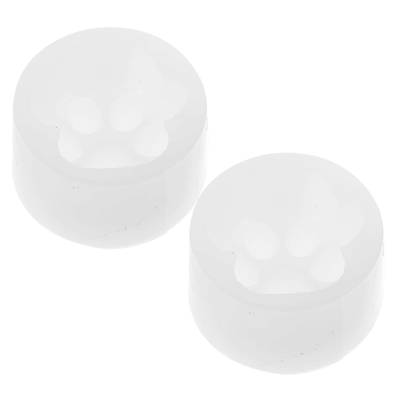 DIY Creative Cat Claw Shaped Molds For Craft Making With Mirrored Effect 8X4.5CM Soft Silicone 6Pcs