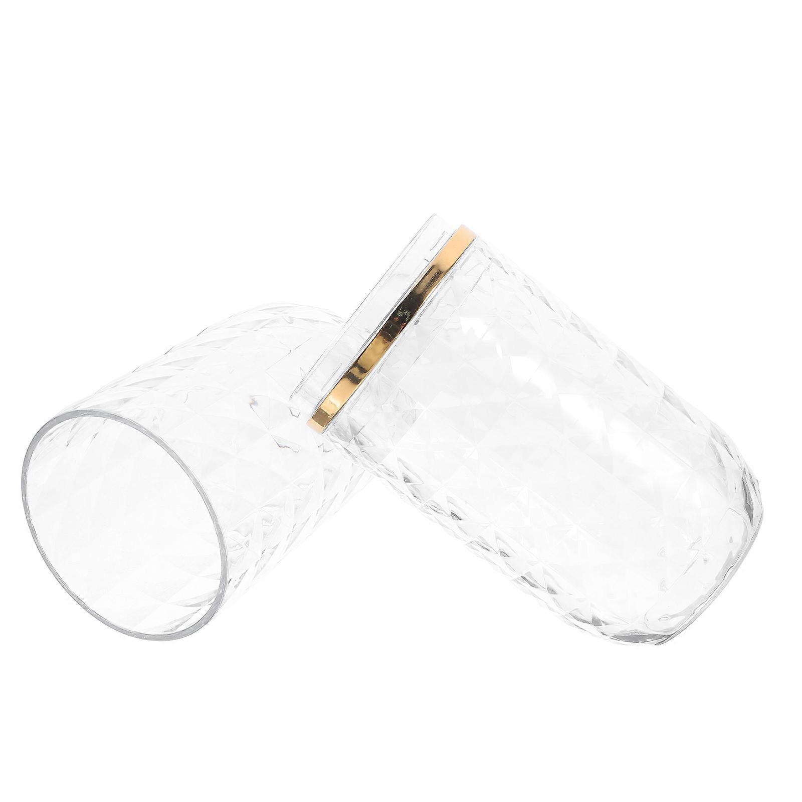 Toothbrush Travel Containers Diamond Pattern Modern Sleek Design Toothbrush And Toothpaste Storage Case For Home Use 1Pack