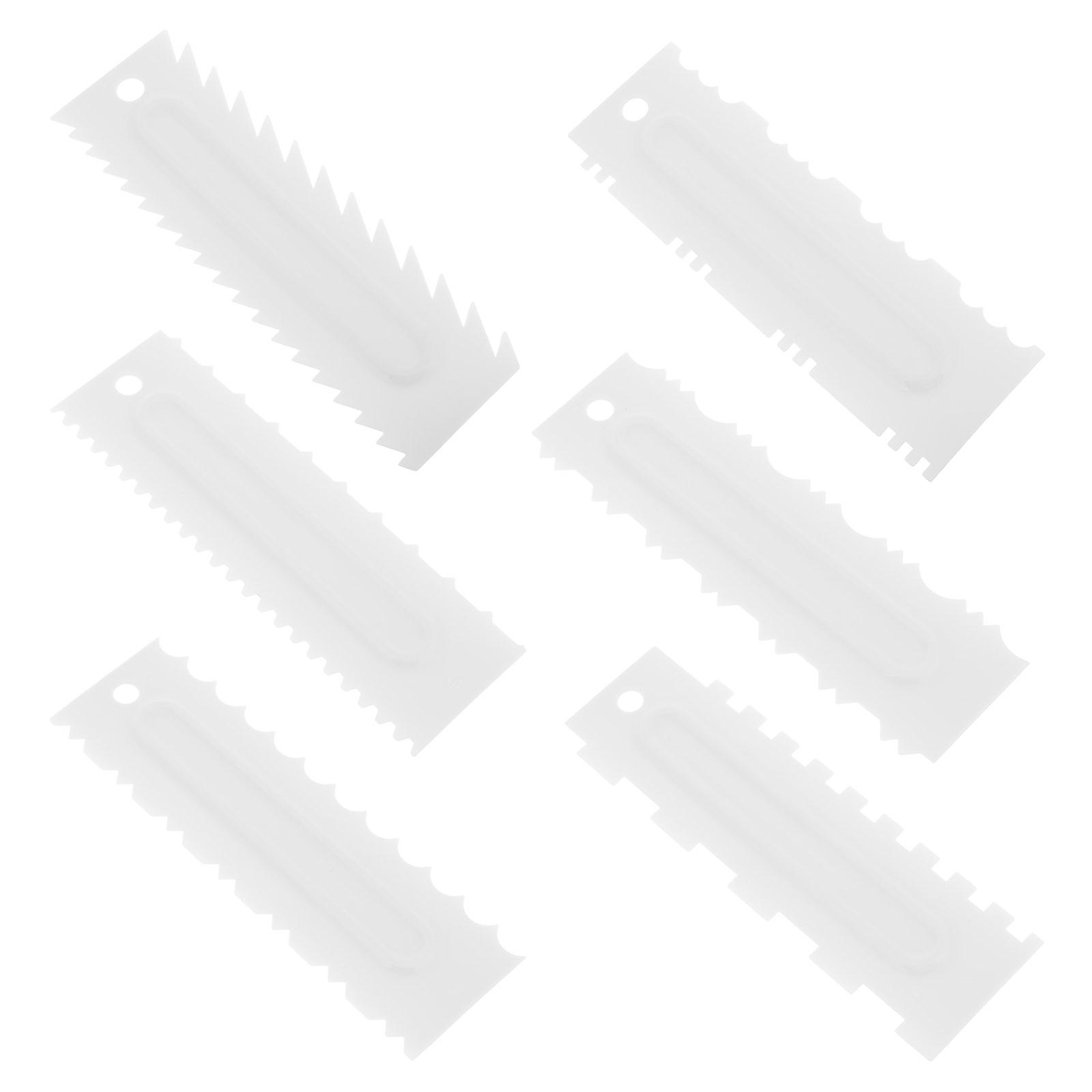 Kitchen Dough 6Pcs Plastic Set for Baking Tools and Cake Making