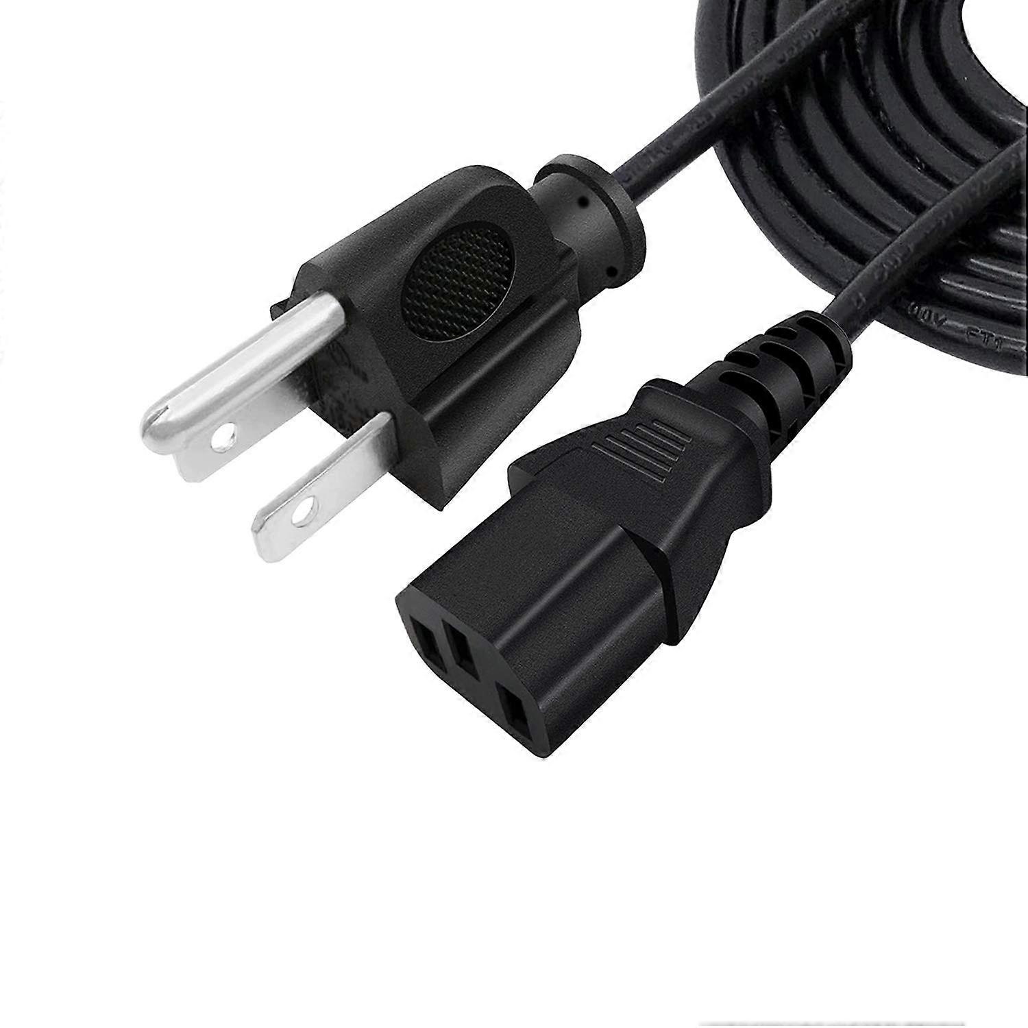 PC Power Cord 8ft C13 HeavyDuty 18AWG 3 Prong Replacement for Dell OptiPlex Desktop