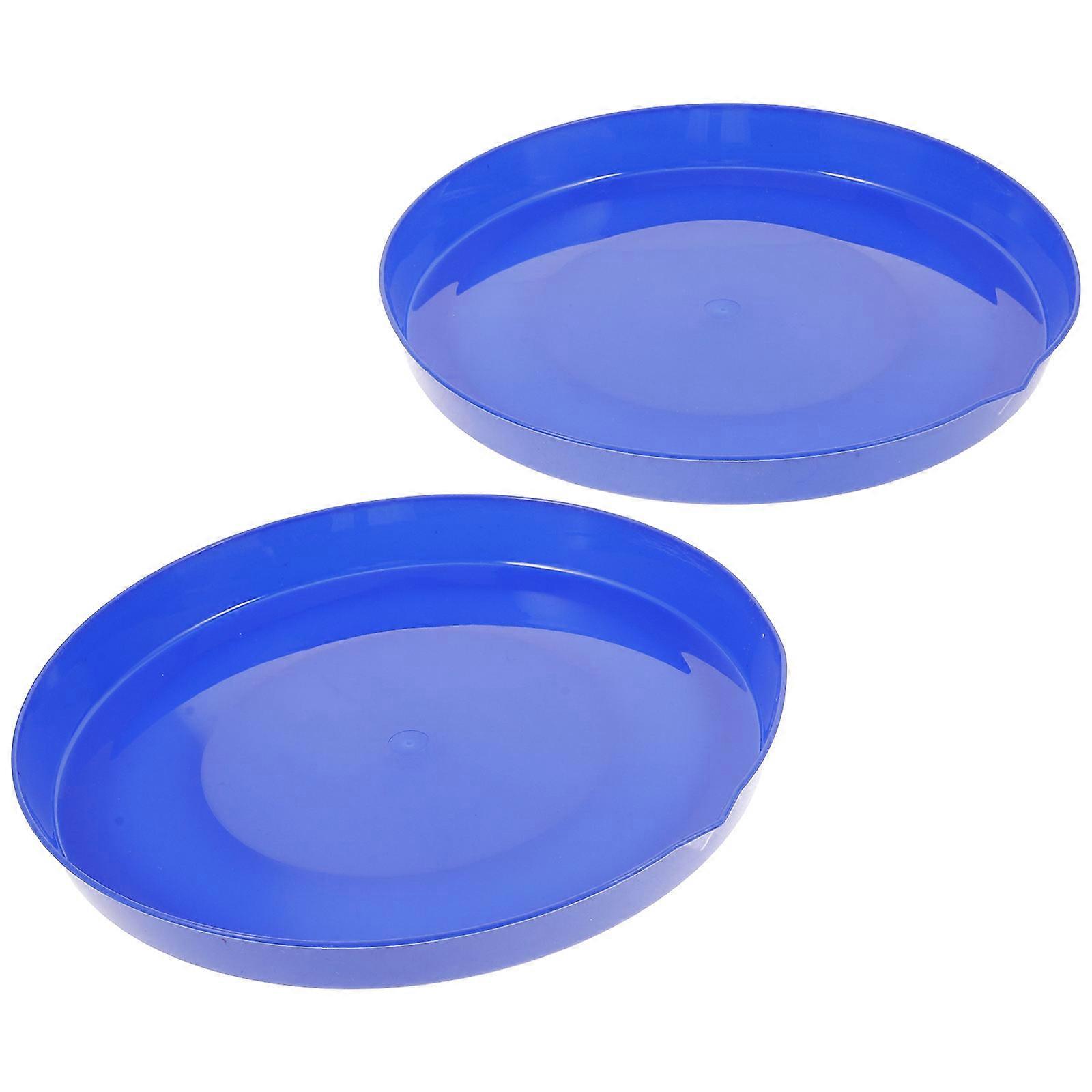 Plastic Bubble Tray Toy for Bubble Solution with 2Pcs Refillable Containers