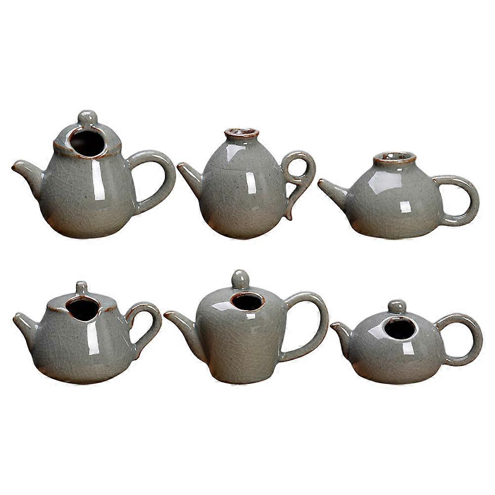 Decorative Small Vases Ceramic for Flower Arrangement 18Pcs Mini Set