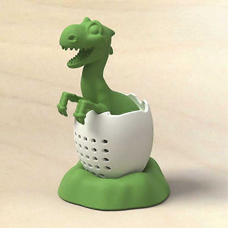 Reusable Silicone Tea Infuser Funny Dinosaur Shape Herbal Tea Bag Coffee Filter Diffuser Strainer Tea Accessories Coffee Filter
