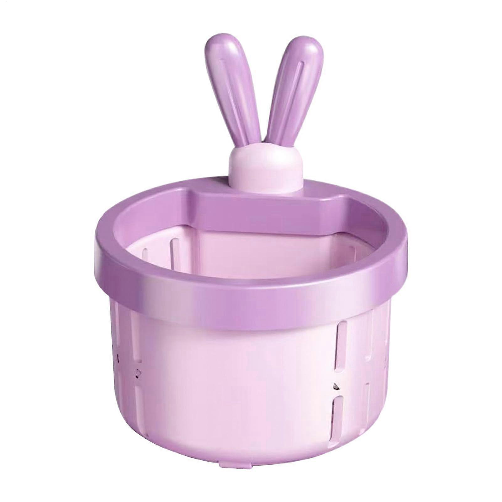 Automatic Sink Strainer Basket with RustResistant Build and Easy Clean for Kitchen, Dorm, RV, Purple