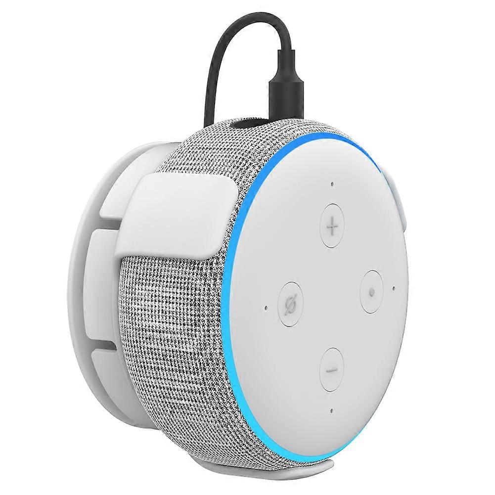 Wall Mount Holder for Echo Dot 3rd Generation Smart Home Speakers White Echo Dot 3rd Gen Wall Mount Accessory