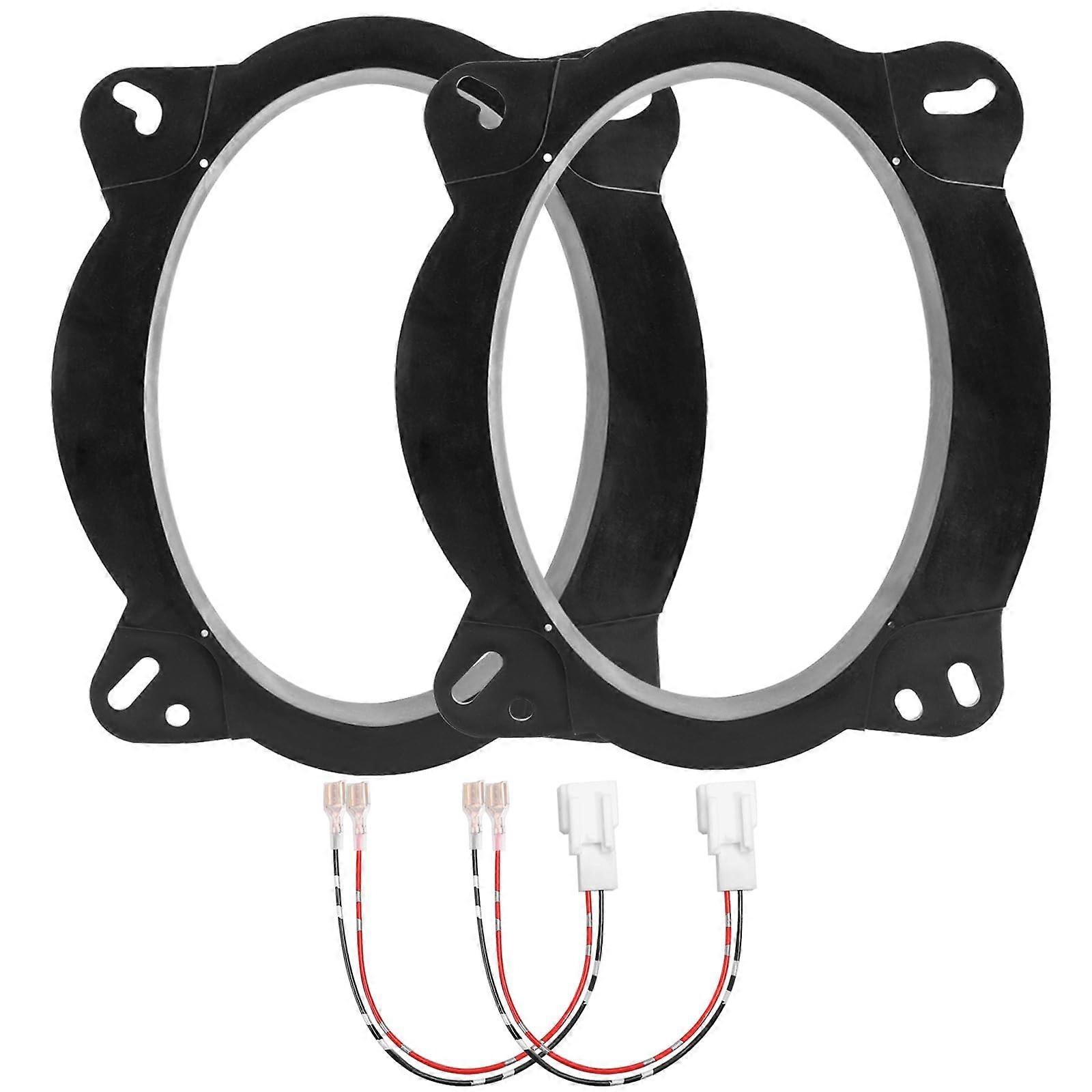 Speaker Adapter 6x9 Front Door Spacer with Wiring Harness for Toyota Exact Fit Models