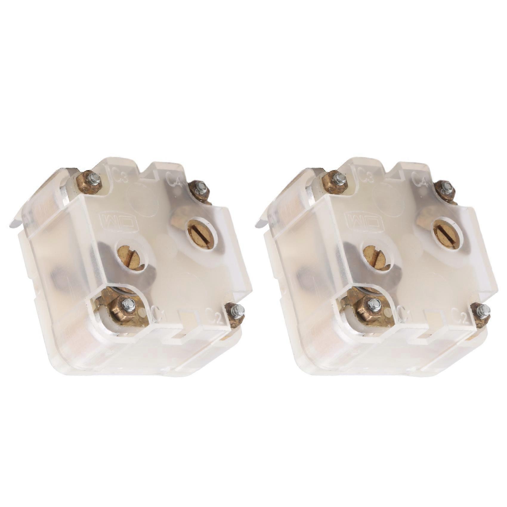 2 Pcs 223F Style Dual 20pF Variable Capacitor for FM Radio