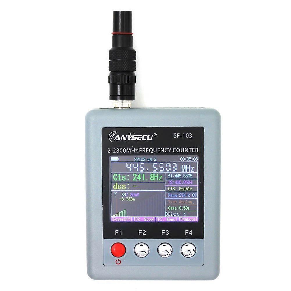 SF103 Portable Frequency Counter 2MHz2.8GHz with Signal Strength for Two Way Radio