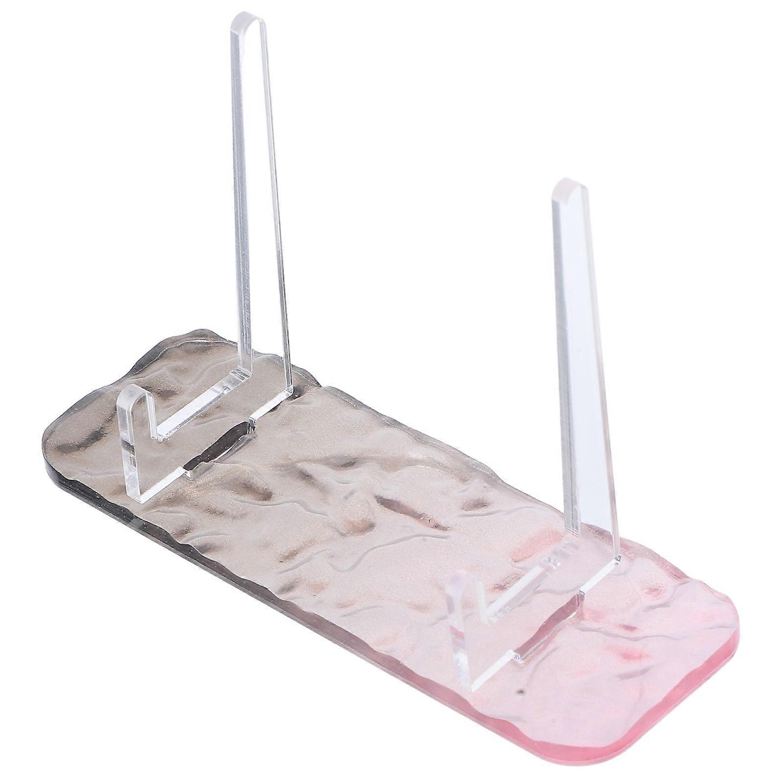 Transparent Acrylic Small Display Stand for Badge and Pin Display