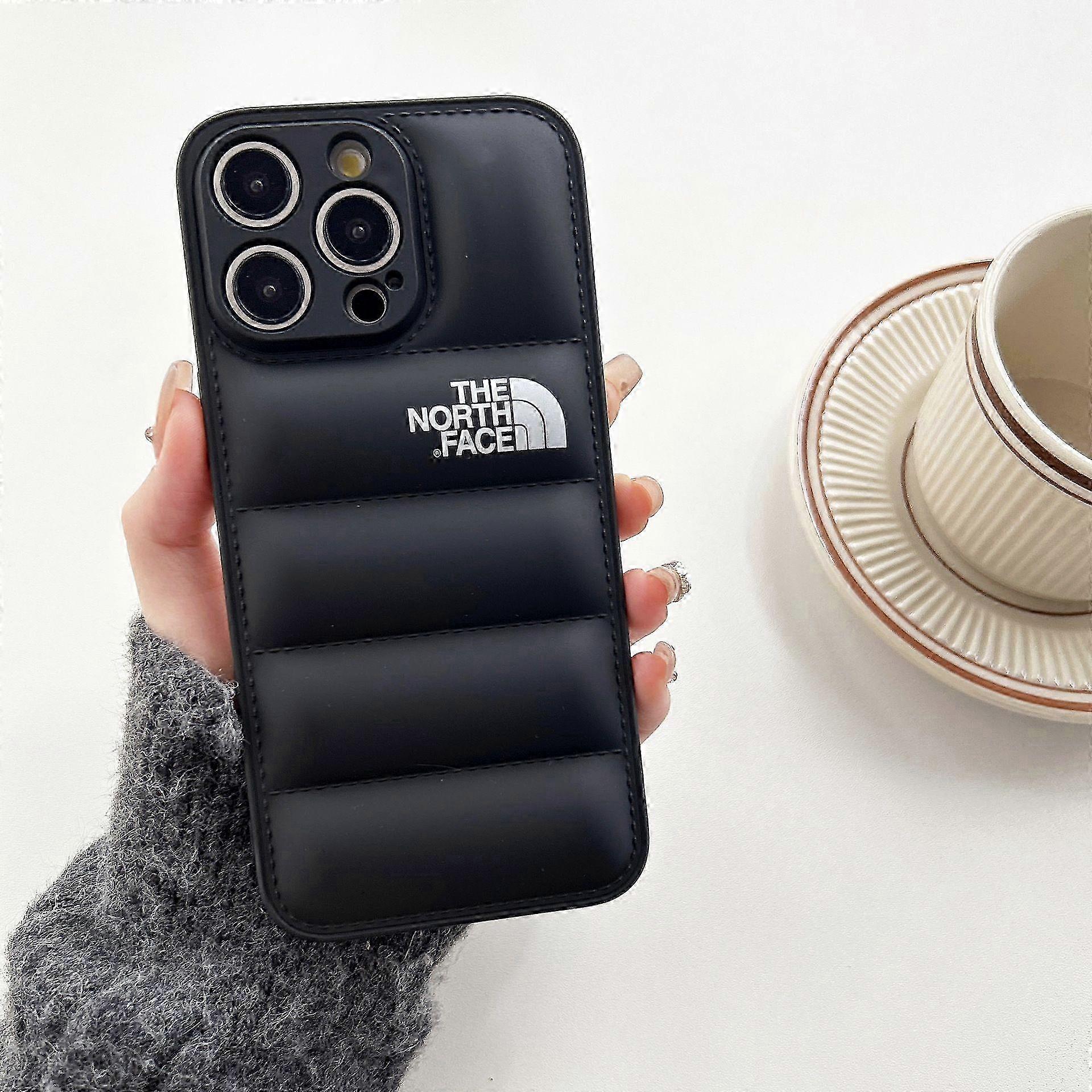 Down jacket series compatible with Apple 16Pro mobile phone case anti-fall