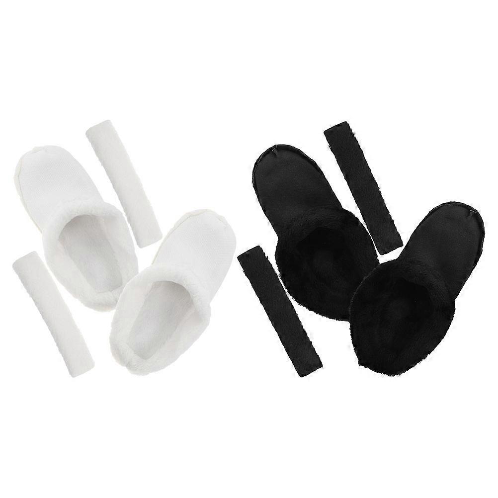 Winter Fleece Liners for Clogs Soft Removable 2Pairs Cozy Plush Shoe Inserts