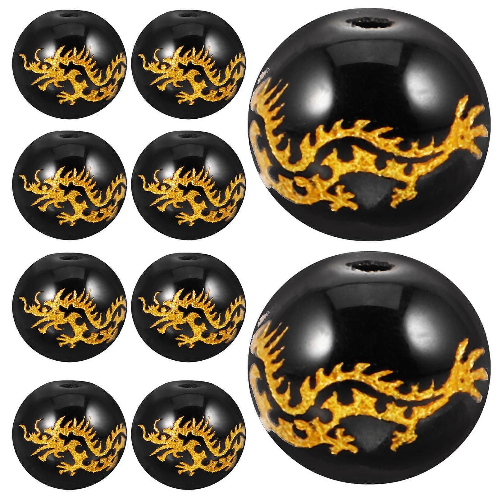 Agate Dragon Beads Dragon Bead Spacer for Craft Making 38Pcs Set