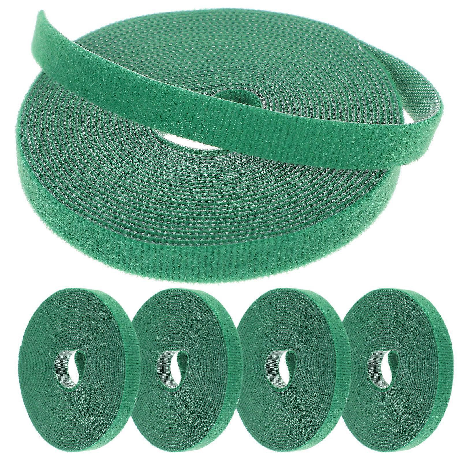 Cable Wrap Organizer Ties Hook And Loop Tape Roll Self Adhesive For General Users 12mm Width 5 Rolls