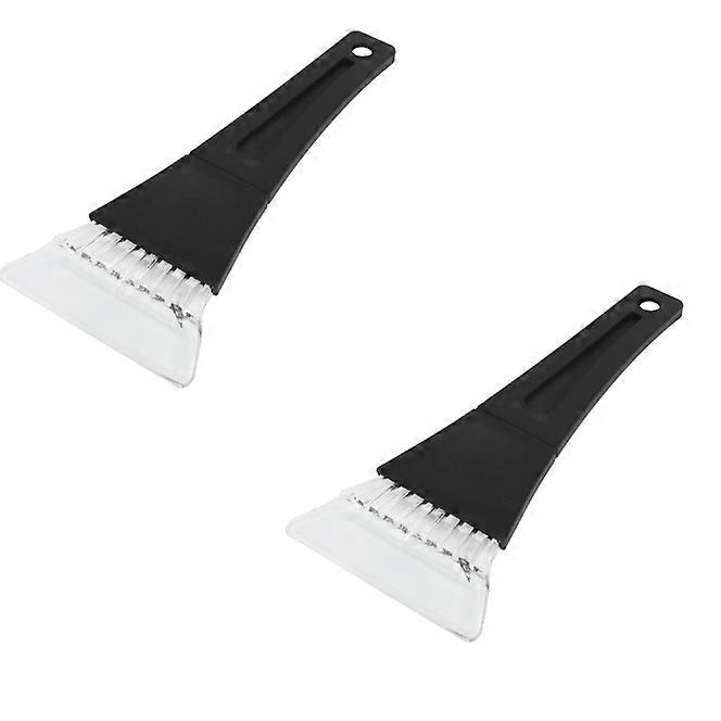Two-Piece Universal Car Ice Scraper Set, Portable Anti-collision