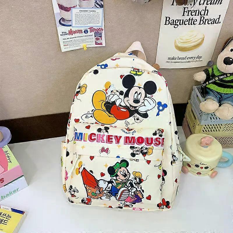 Children boy Schoolbag Cute mini Ultra Light Backpack Disney Mickey Mouse New Cartoon nylon handbag  Nylon Kindergarten Backpack