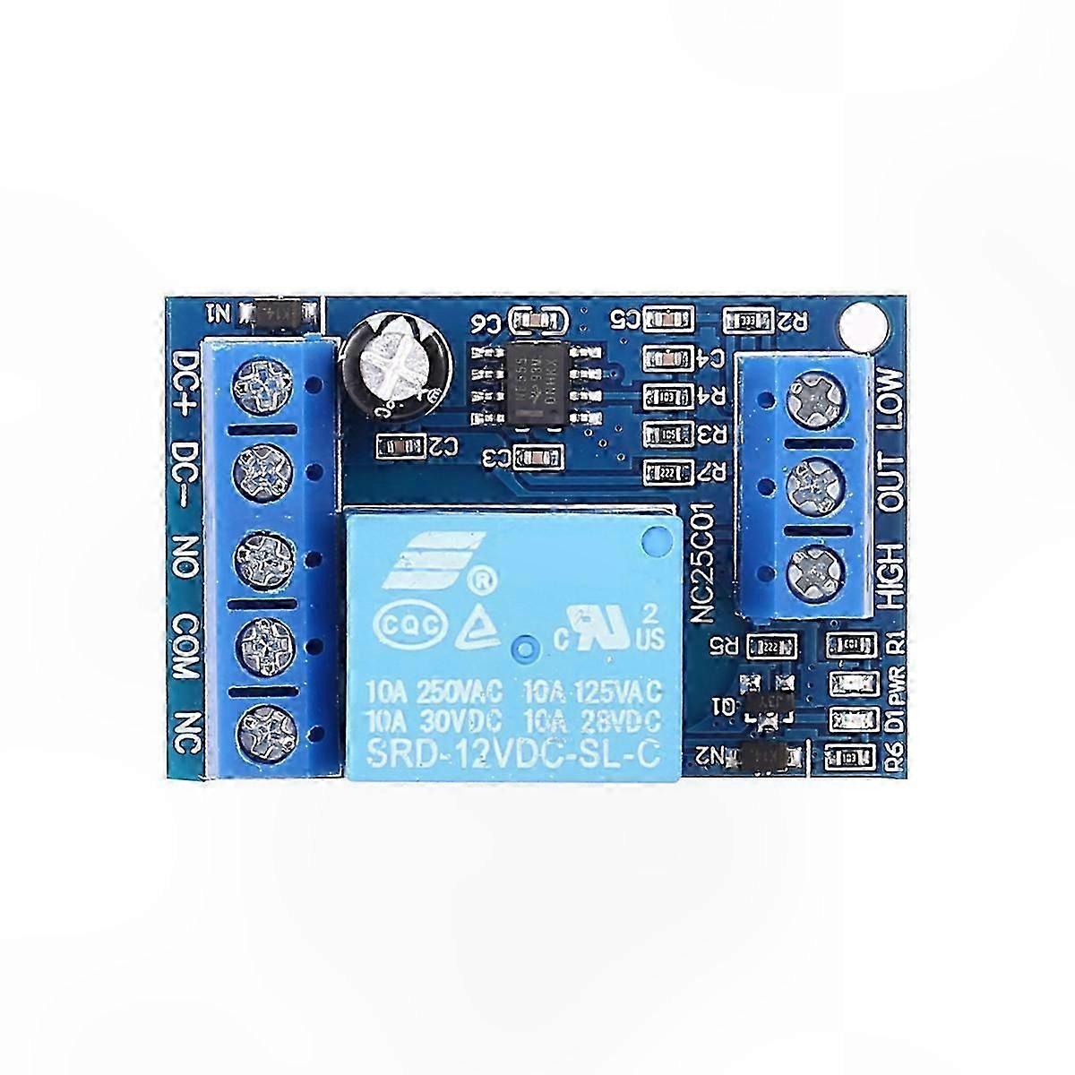 Automatic Liquid Level Controller with Pump and Pour Function, 2-in-1 Relay Module for Water Motor, DC12V Sensor Switch