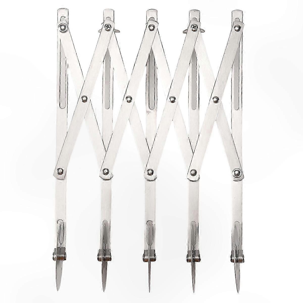 Multi-Wheel Dough Cutter with 5 Adjustable Blades for Pizza and Pastry Baking Tool