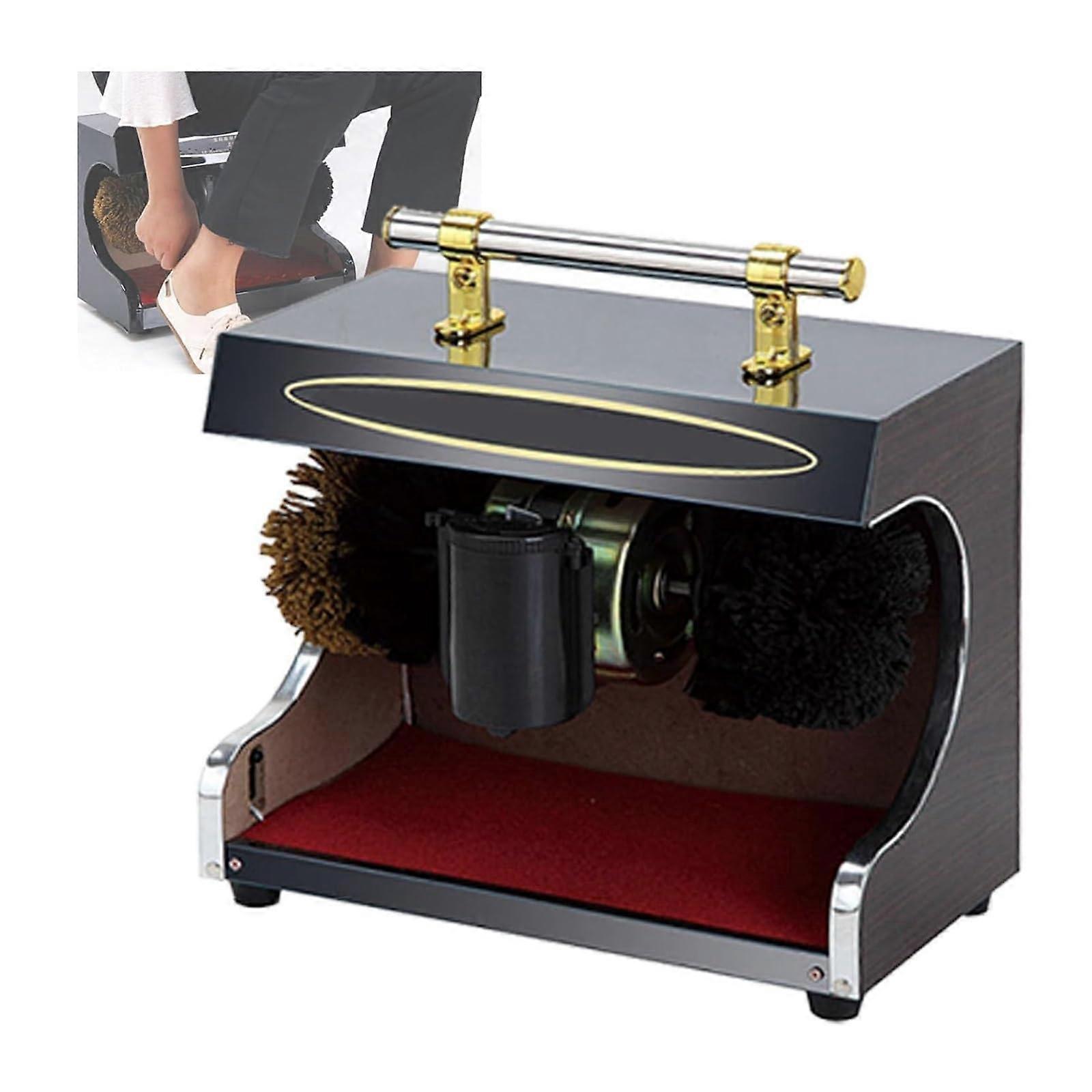 Automatic Shoe Polishing Machine with Smart Sensor Dual Brush for Household and Public Use
