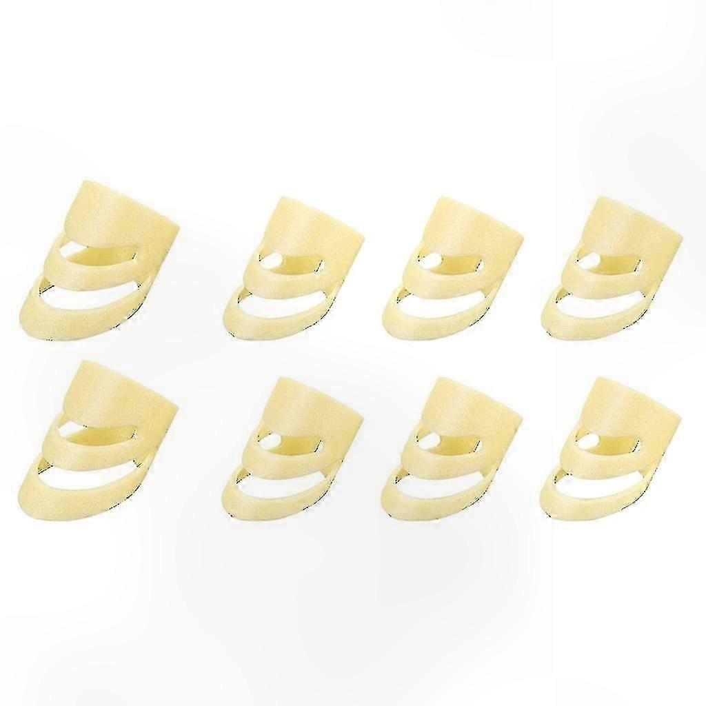 8pcs Adjustable Finger Picks for Guitar, Medium and Large Sizes, Durable and Comfortable Design