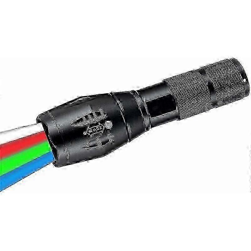 Multi-Color Torch Light 4-in-1 Flashlight for Outdoor Activities