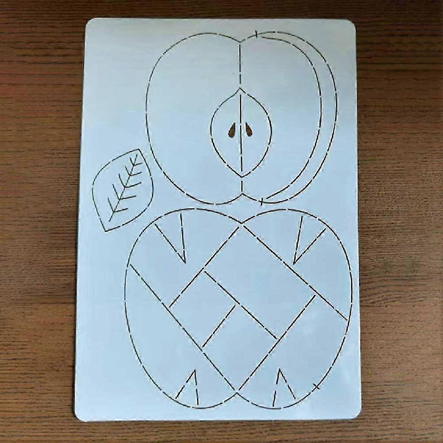 Soft Embroidery Template Plastic Patchworks Tool for DIY Crafting Art