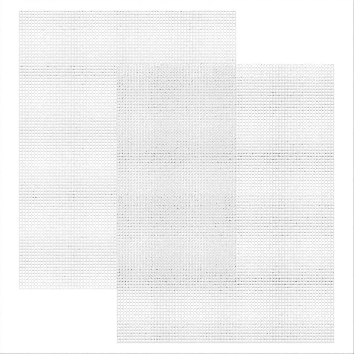 7 Count Plastic Mesh Canvas Sheets compatible Embroidery, Acrylic Yarn Crafting,Crochet Projects and