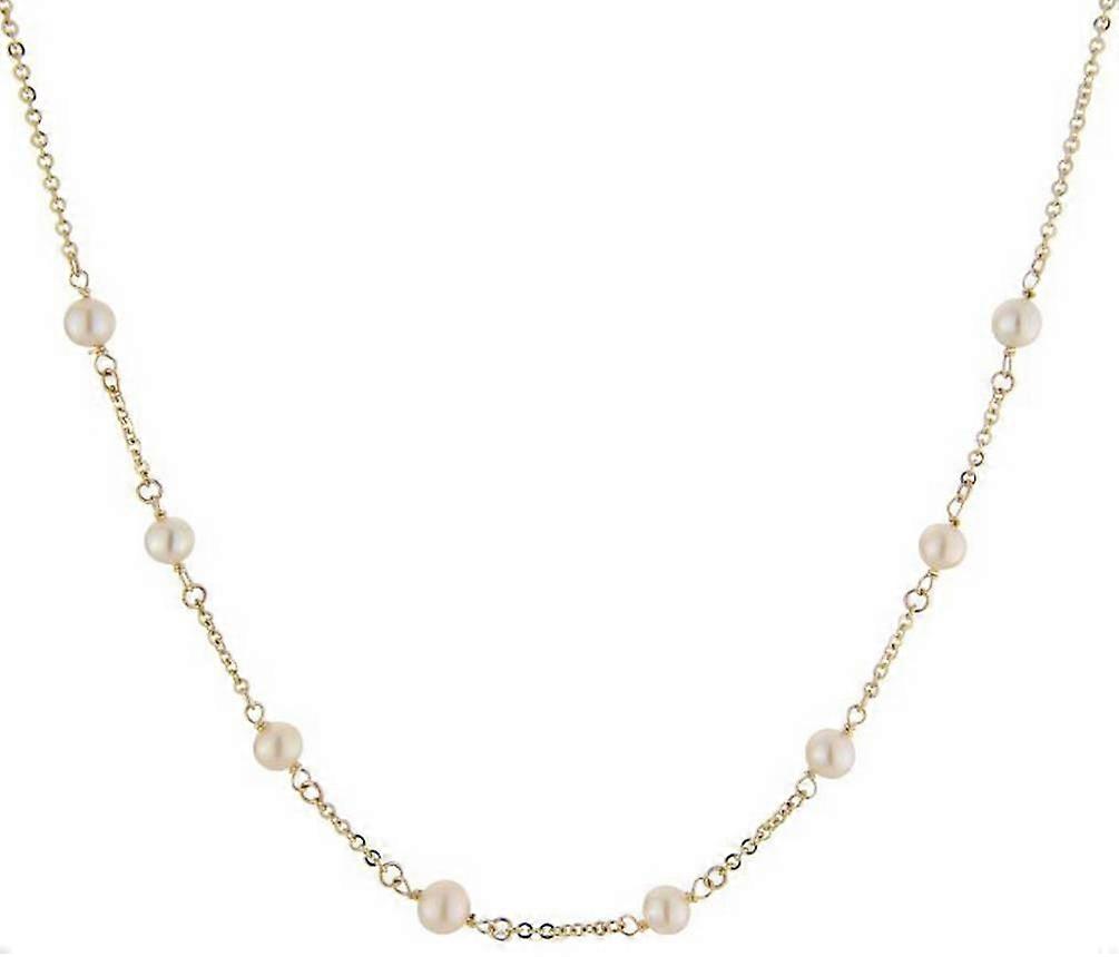 Mark Milton Pearl Necklace - Yellow Gold/White