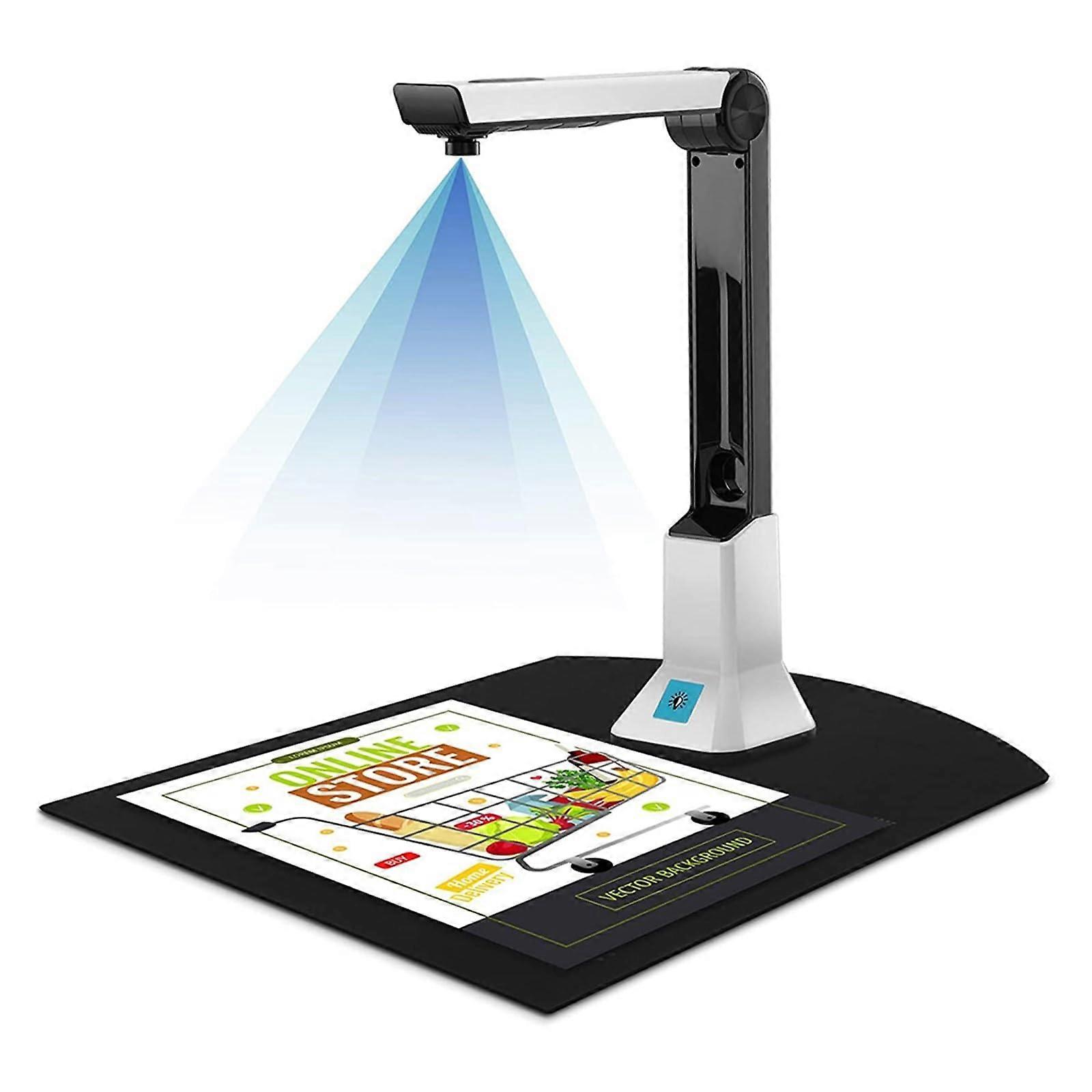 10MP  Definition A4 Document Scanner Book Scanner for School Office Fast File Capture