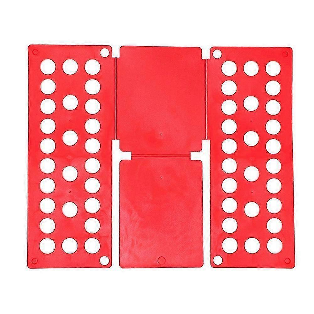 Plastic Clothes Folding Board Home Storage Tool Red