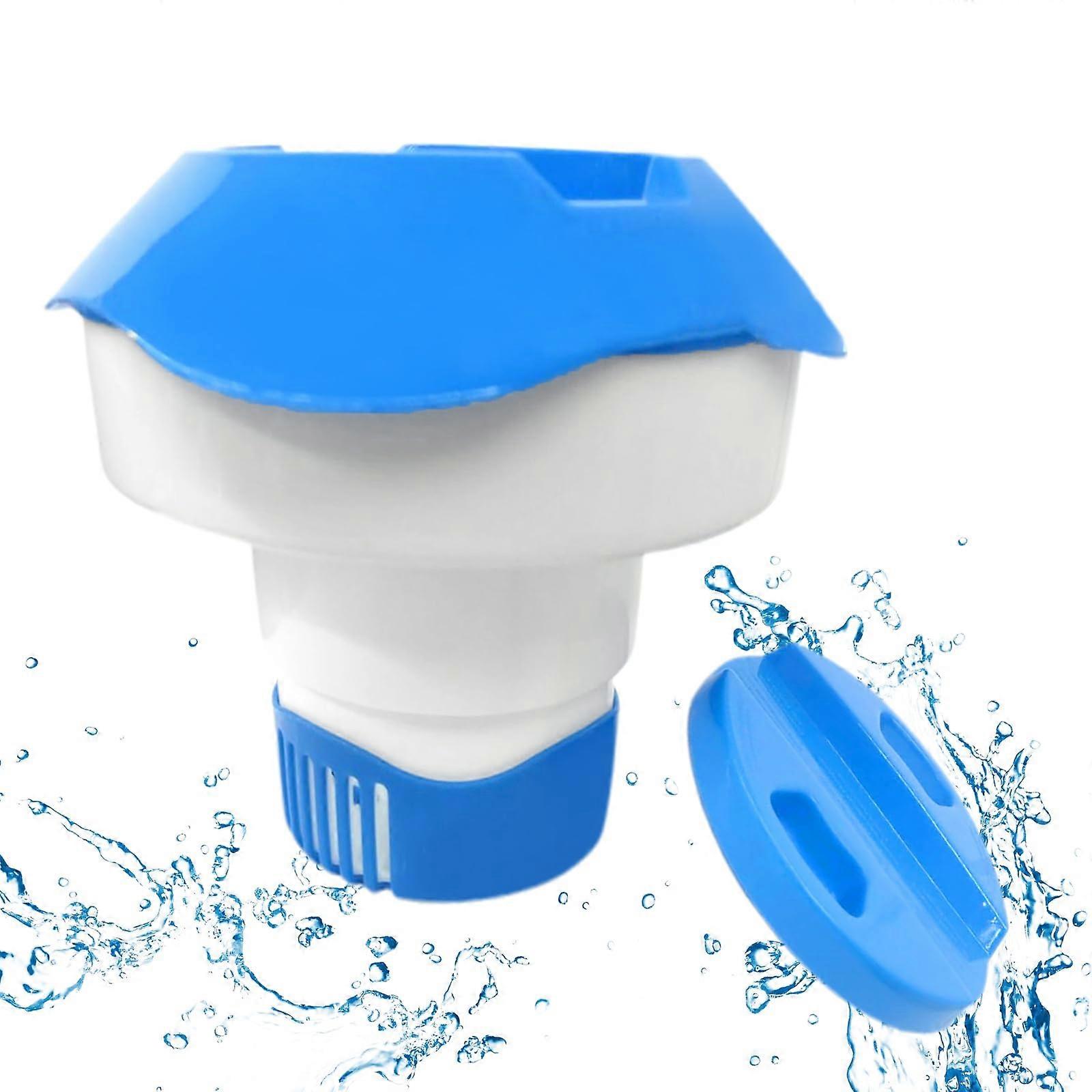 8 Inch Pool Chlorine Dispenser, Floating Tablet Diffuser for Intex Pools, Spa, Fountain Use