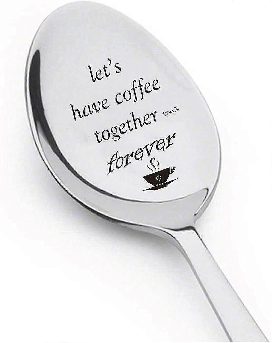 Engraved spoon for coffee time - Perfect Gift For Her