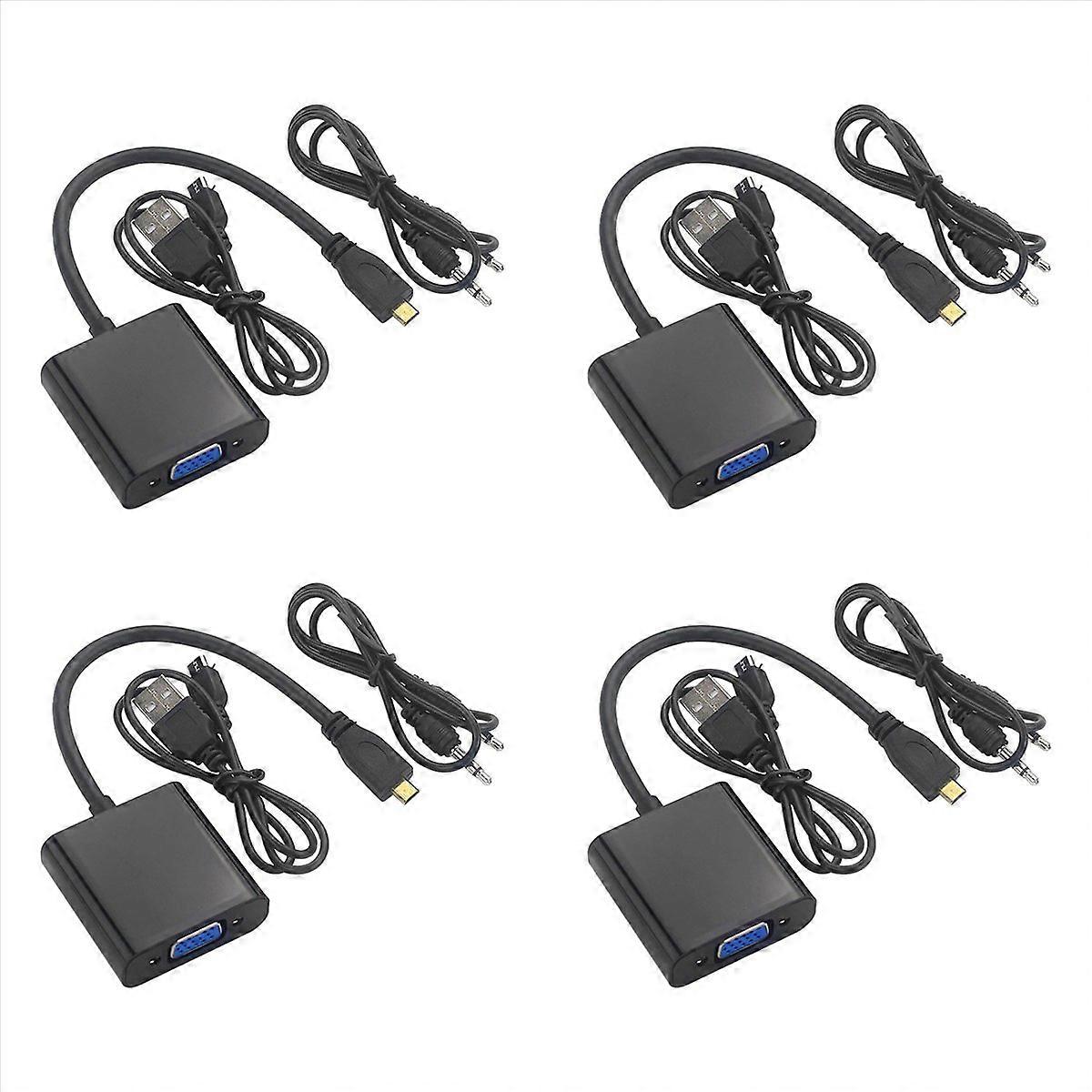 Micro- to VGA Adapter Cable with USB Cable for 4