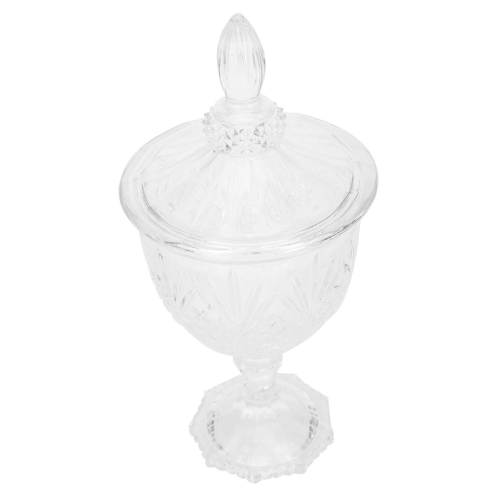 Glass Candy Jar for Storage 1Pcs Transparent Sealed Candy Container