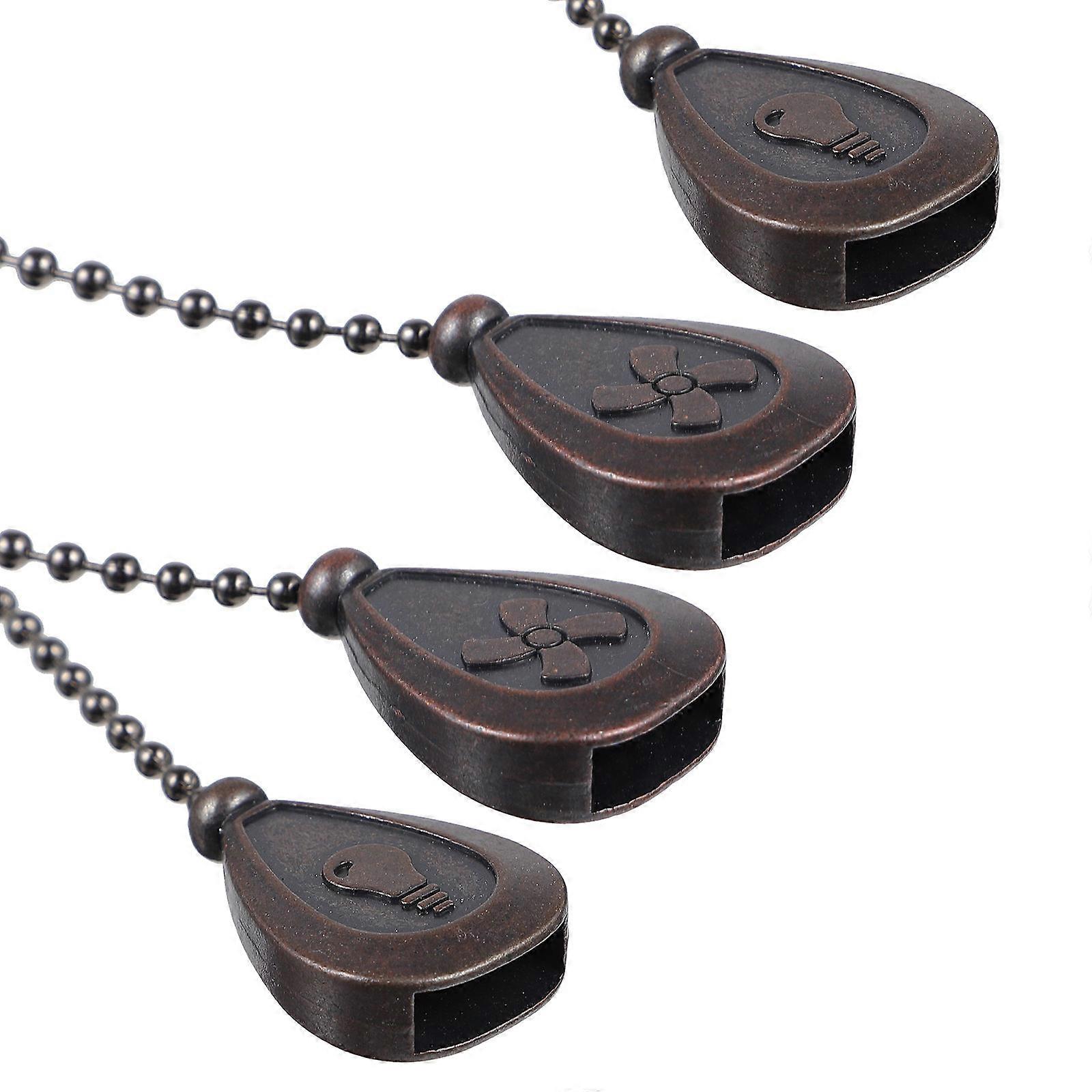 Pull Chain Extender Retro Style Ceiling Fan Light Pendant 4Pcs Set