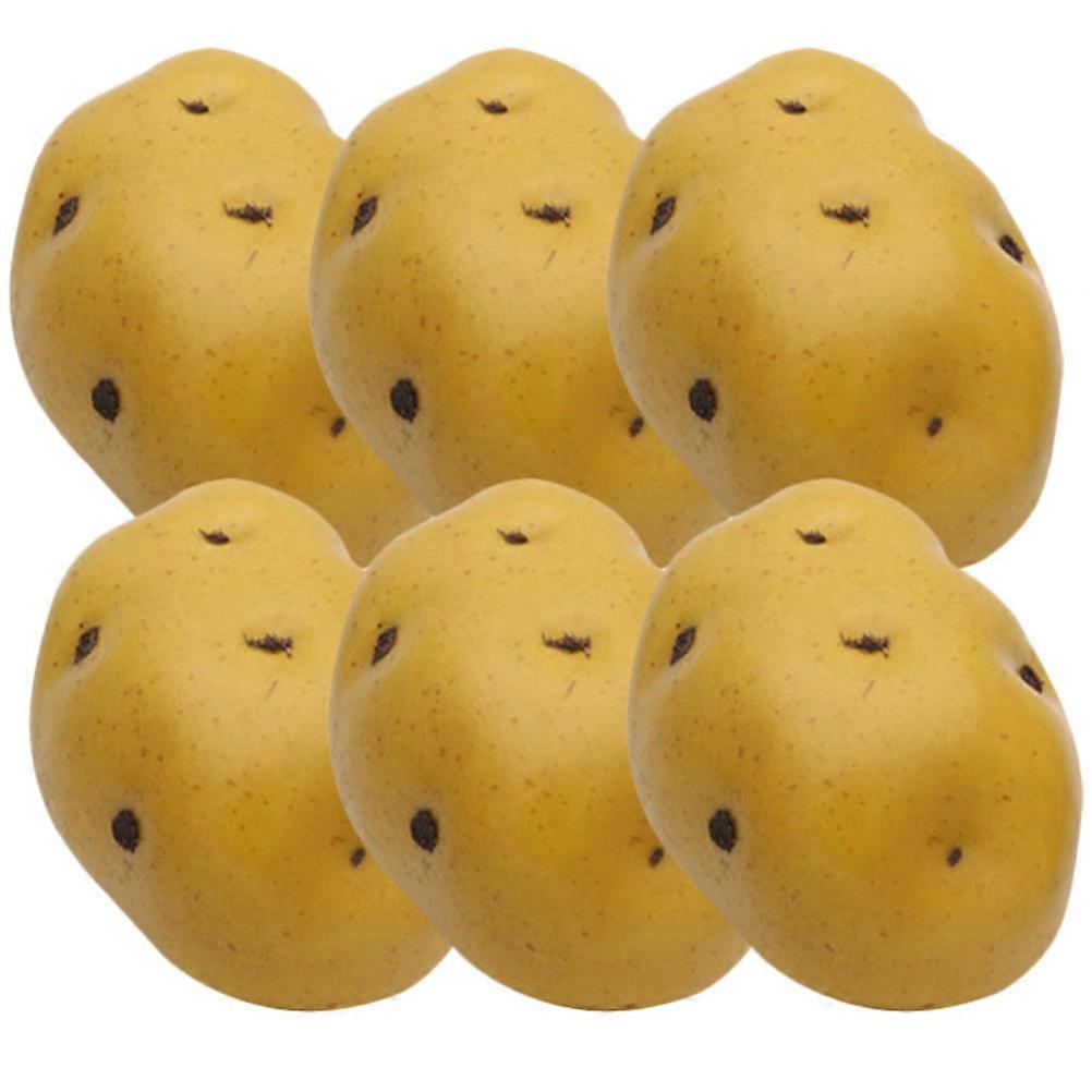 Artificial Potato Models Potato Props for Photo Props 12 Pieces
