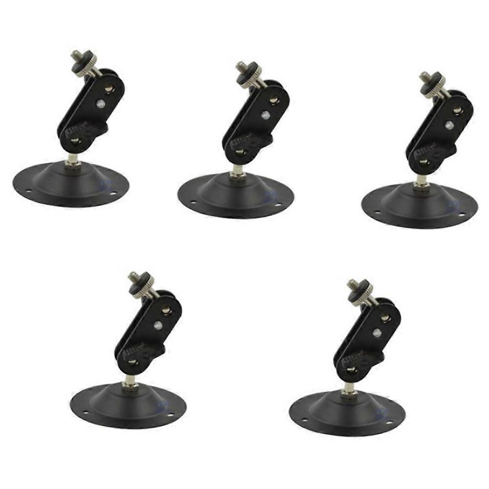 Camera Wall Mount Bracket,Black Speaker Brackets,Projector Stand 5PCS