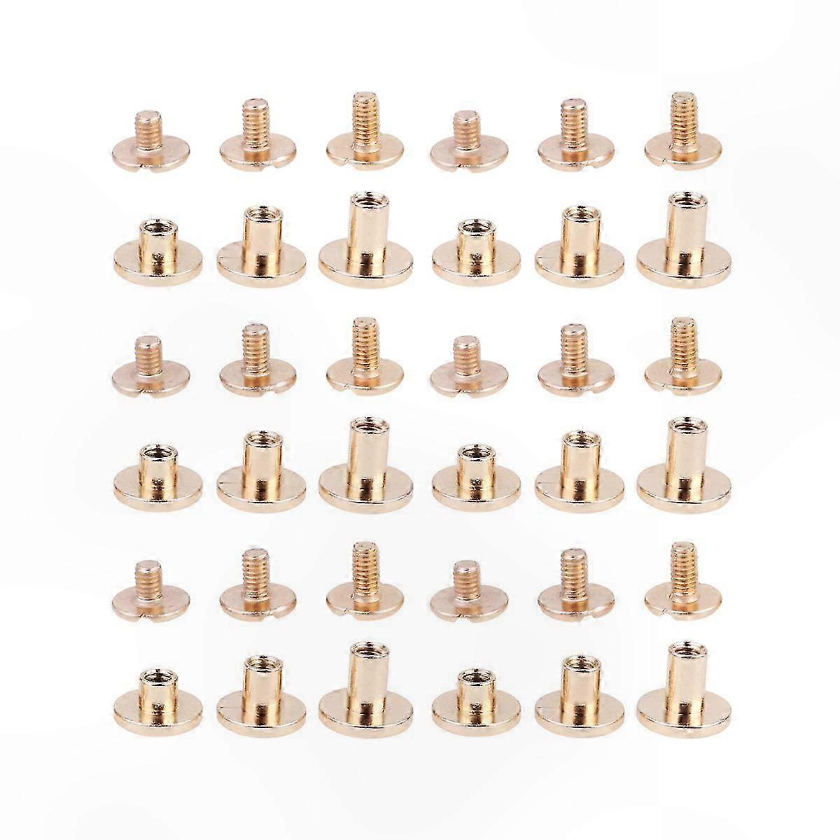 Durable Flat Rivets for Belts, Lightweight Fasteners for Crafting and DIY Projects