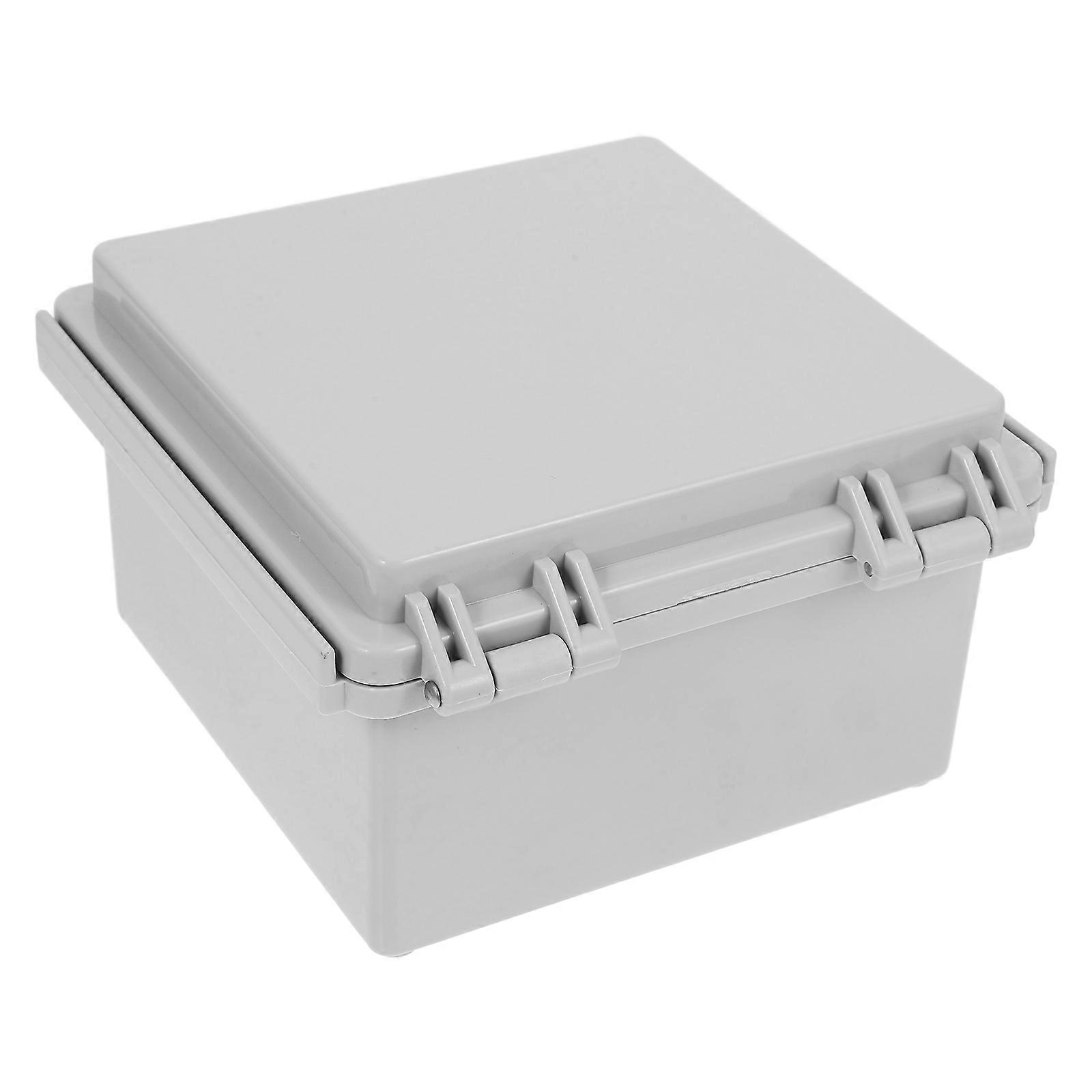 Electronic Junction Box Plastic Junction Box for Connecting 3Pcs Grey ABS