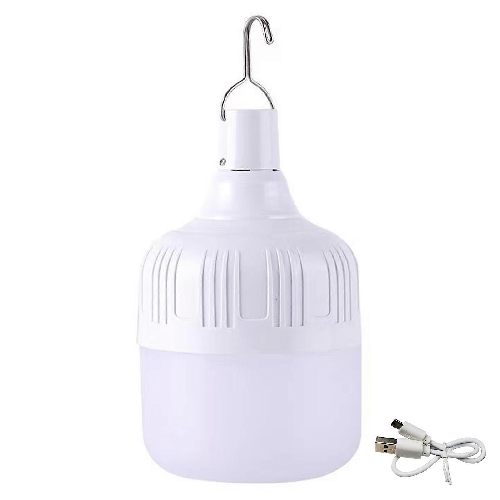 Multi-Functional Emergency LED Light Bulb with Hook Super Bright Dimmable USB Rechargeable
