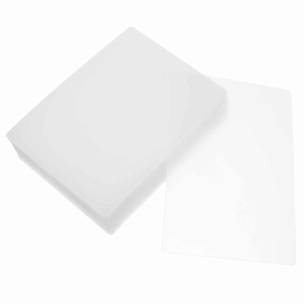 Plastic Binding Cover for Document Protection with 80Pcs Clear Plastic Sheets